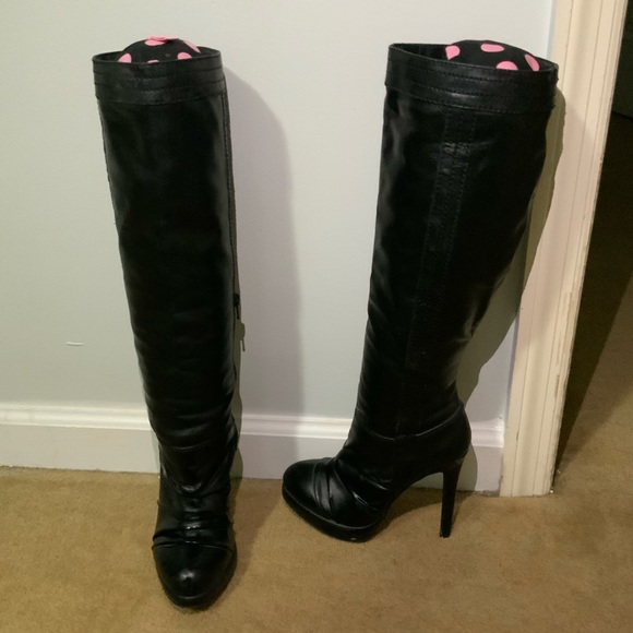 Jessica Simpson Shoes - Jessica Simpson Knee High platform black boots